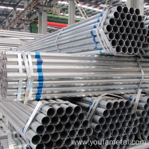 Dx51d Seamless/Welded Galvanized Steel Round/Square Pipe